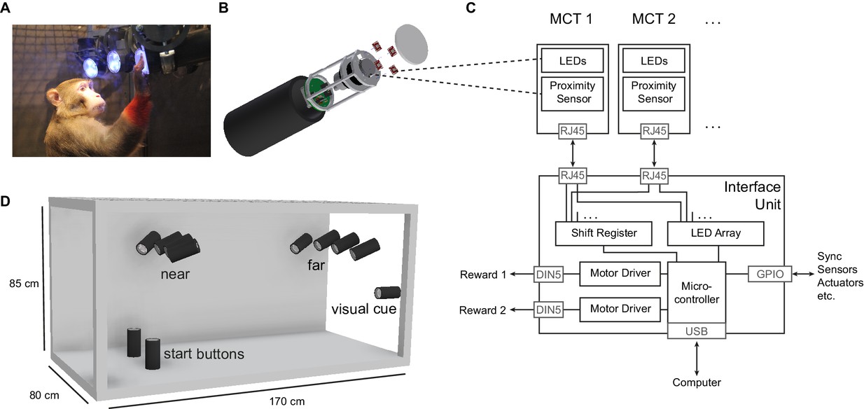 Wireless recording from unrestrained monkeys reveals motor goal encoding beyond immediate reach in frontoparietal cortex-thumbnail-2